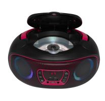 Denver TCL-212BT PINK Bluetooth Boombox s FM rádiom / CD / USB vstupom