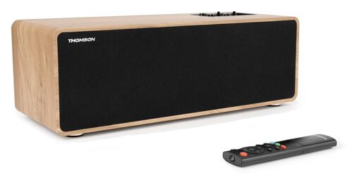Thomson WS852 - dřevěný Bluetooth reproduktor 150 W s DO, HDMI, optika