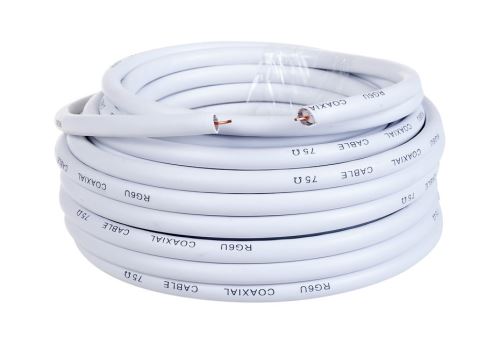 AQ KVX - anténny koax kábel, priemer 6,8 mm, 75 ohm, bez konektorov