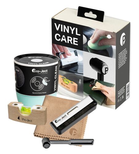 Pro-Ject Vinyl Care Set - Brush It + Clean It + Vinyl Clean + level it + cloth it
