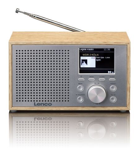 Lenco DAR-017WH - rádio DAB+/FM s Bluetooth