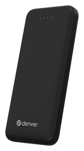 Denver PBS-10010B BLACK - powerbanka s dobíjecí Li-Pol baterií 10000 mAh, výstup USB-A