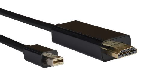AQ KVI020 - kábel Mini DisplayPort samec - HDMI samec, dĺžka 2m