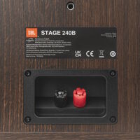JBL STAGE 240B - 2-pásmové regálové reprosoustavy, 75 W RMS, 4,5" (18)