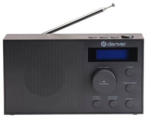 Denver DAB-51B - rádio s DAB+ a FM tunerem