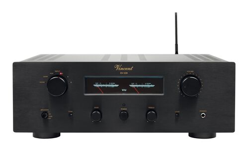 VINCENT SV-228 - Hybridní integrovaný zesilovač s VU metrem,, 2 x 100 W, DAC, BT