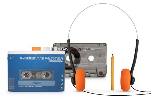 Bigben BTTAPEBL - kazetový přehrávač s Bluetooth a vestavěným reproduktorem