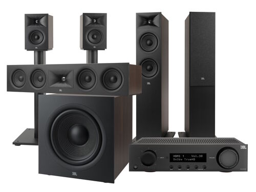 JBL Audio set 5.1 -  MA510 + STAGE 260F + STAGE 245C + STAGE 240B vč. stojanů + STAGE 220P