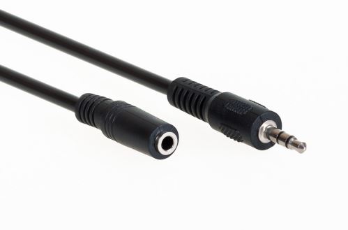 AQ KAL - predlžovací stereo audio kábel s konektormi 3,5 mm Jack M - 3,5 mm Jack F