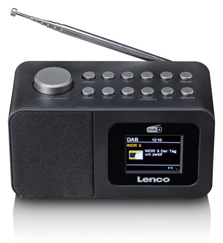 Lenco CR-625BK - rádio DAB+/FM s budíkem
