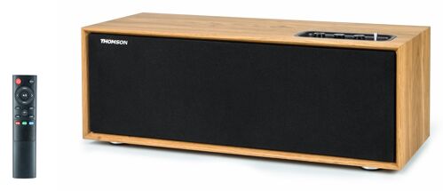 Thomson WS702 - dřevěný Bluetooth reproduktor 150 W s DO, HDMI, optika