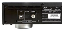 VINCENT DAC-1MK  - D/A převodník s USB-B, podporou DSD a XLR (5)
