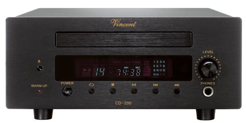 VINCENT CD-200 - Hybridní CD přehrávač s elektronkou 6N2