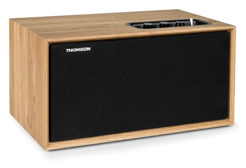 Thomson WS502 - dřevěný Bluetooth reproduktor 100 W