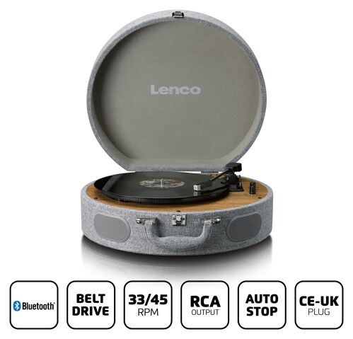 Lenco LS-66GY - gramofon s reproduktory a přenoskou AT-3600