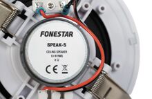 Fonestar SPEAK-5 - 5" vestavný širokopásmový kulatý stropní reproduktor (8 Ω) (2)