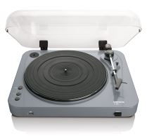 Lenco L 85 Grey - MIDI gramofon s přímým kódováním do MP3, z vinylu na USB