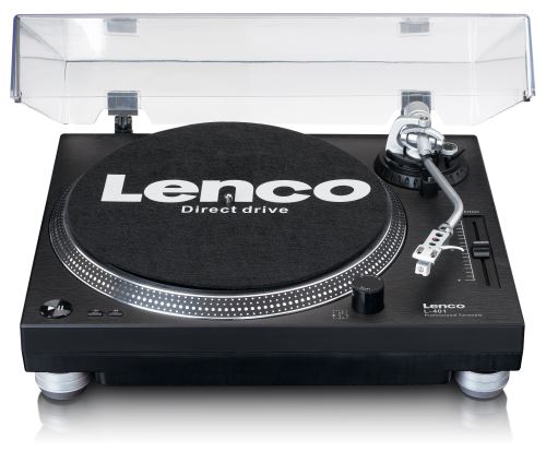 Lenco L-401BK - gramofon s přímým náhonem
