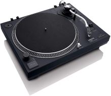 Lenco L-3808 Black - gramofón s priamym náhonom