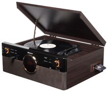 Denver MRD-180 - Minisystém s gramofonem, FM/DAB+, přehrává kazety, CD, USB, Bluetooth (1)