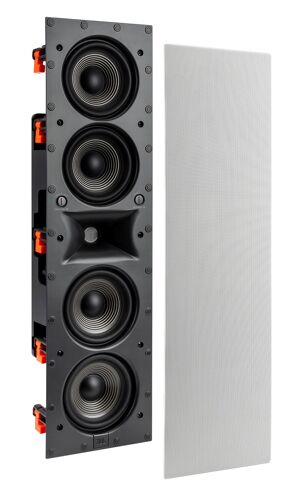 JBL STUDIO 6 THEATER - dvoupásmový vestavný reproduktor, 4 x 5,25"- bílý - obdélník