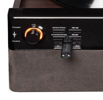Denver MRD-180 - Minisystém s gramofonem, FM/DAB+, přehrává kazety, CD, USB, Bluetooth (9)
