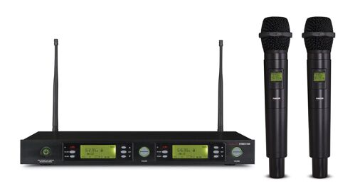 Fonestar MSH-895-512 - 2-kanálový UHF mikrofonní systém se dvěma ručními mikrofony
