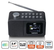 Lenco CR-625BK - rádio DAB+/FM s budíkem (7)