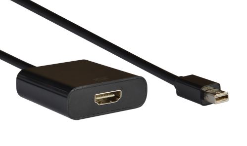 AQ KV108 - adaptér Mini DisplayPort samec - HDMI samica (0,2 m)