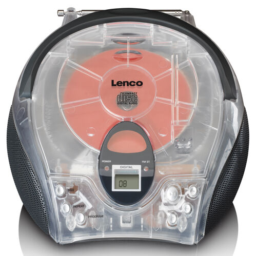 Lenco SCD-24 - přenosné stereo FM rádio s CD