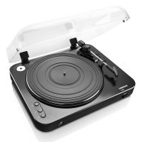 Lenco L 85 Black - MIDI gramofon s přímým kódováním do MP3, z vinylu na USB