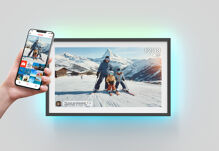 Denver PFF-1081 - Digitální fotorámeček s ambientním LED osvětlením