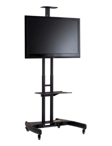 PR 2000 BLK - kompletne vybavený vozík pre videokonferenciu pre obrazovky až 60