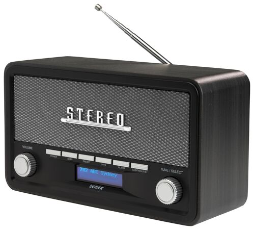 Denver DAB-18 - stereo rádio DAB+/FM s Bluetooth