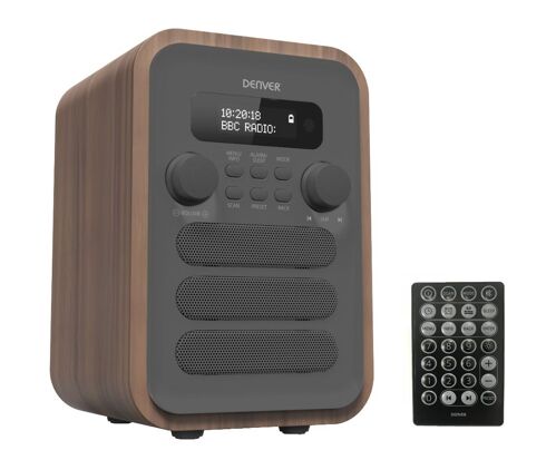 Denver DAB-48WHITE - rádio DAB + / FM / Bluetooth