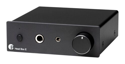 Pro-Ject Head Box E Black - Sluchátkový zesilovač s konektory 6,3 mm a 3,5 mm