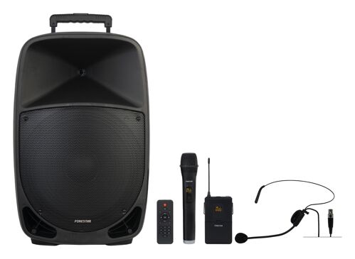 Fonestar MALIBU-315 – přenosný ozvučovací systém s mikrofony