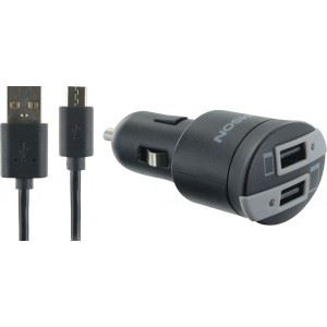 THOMSON THCACMIC3.4AB - duálny USB nabíjačka do auta, micro USB kábel 1m