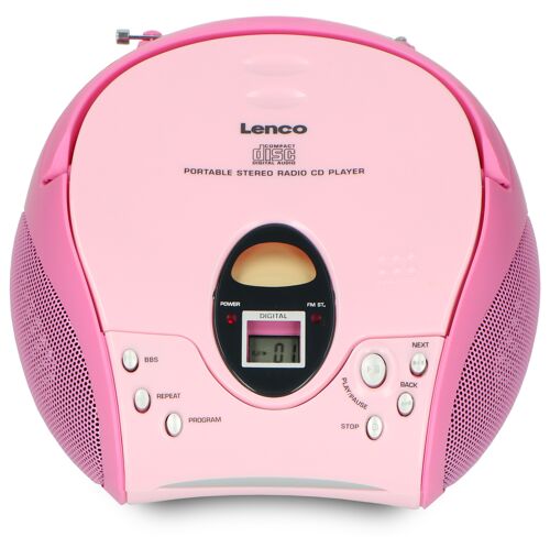 Lenco SCD-24 - přenosné stereo FM rádio s CD