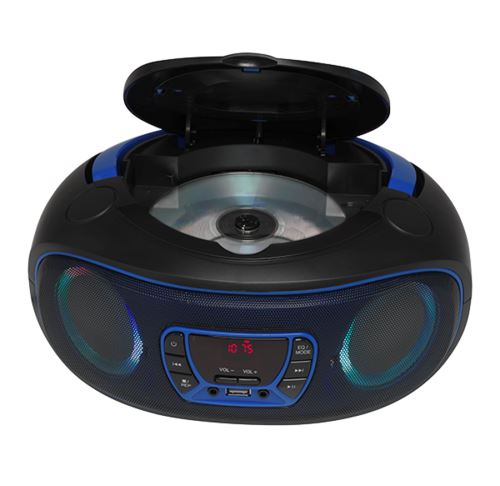 Denver TCL-212BT čierna / sivá Bluetooth Boombox s FM rádiom / CD / USB vstupom